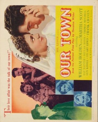 Our Town movie poster (1940) wooden framed poster