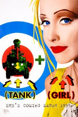 Tank Girl movie poster (1995) canvas poster