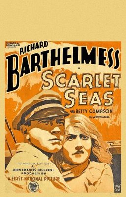 Scarlet Seas movie poster (1928) poster with hanger