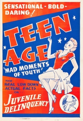 Teen Age movie poster (1944) canvas poster