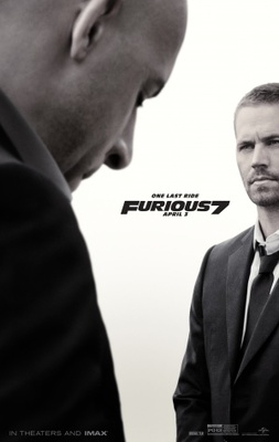 Furious 7 movie poster (2015) wooden framed poster