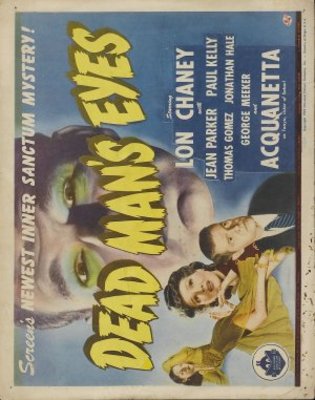 Dead Man's Eyes movie poster (1944) metal framed poster