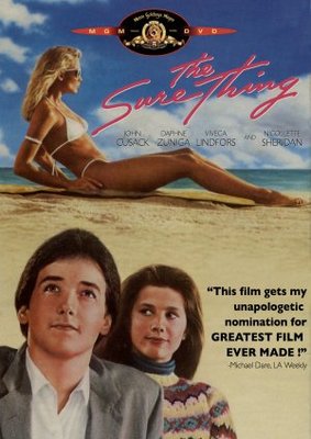 The Sure Thing movie poster (1985) wood print