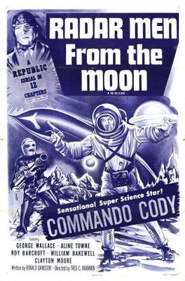 Radar Men from the Moon movie poster (1952) metal framed poster