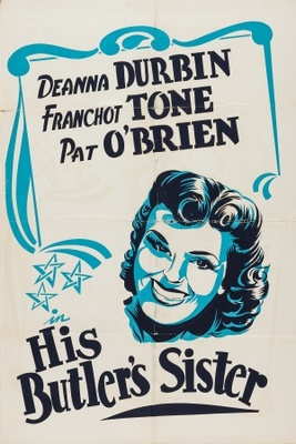 His Butler's Sister movie poster (1943) pillow