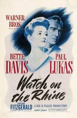 Watch on the Rhine movie poster (1943) t-shirt