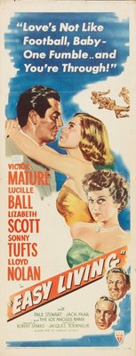 Easy Living movie poster (1949) wooden framed poster