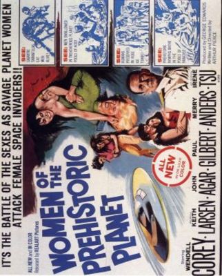 Women of the Prehistoric Planet movie poster (1966) metal framed poster