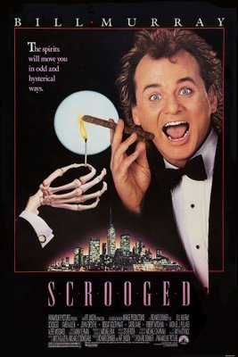 Scrooged movie poster (1988) poster