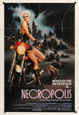 Necropolis movie poster (1987) poster with hanger