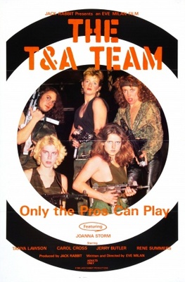The T & A Team movie poster (1984) wood print