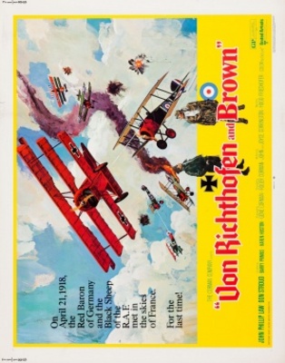 Von Richthofen and Brown movie poster (1971) wooden framed poster