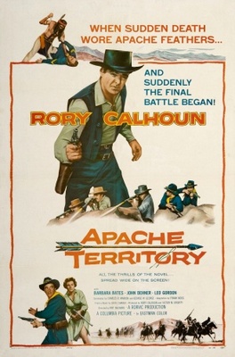 Apache Territory movie poster (1958) mouse pad