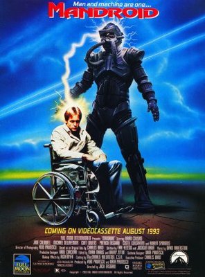 Mandroid movie poster (1993) t-shirt