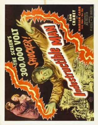 Indestructible Man movie poster (1956) wooden framed poster