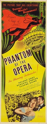 Phantom of the Opera movie poster (1943) wooden framed poster