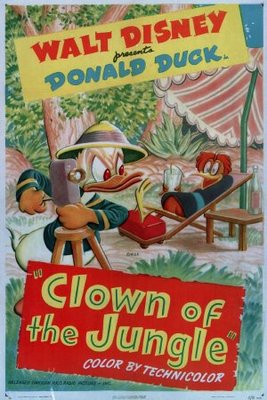 Clown of the Jungle movie poster (1947) Stickers MOV_41f7afbf