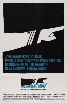 In Harm's Way movie poster (1965) wooden framed poster