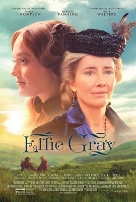 Effie Gray movie poster (2014) wood print