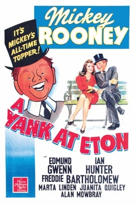A Yank at Eton movie poster (1942) metal framed poster