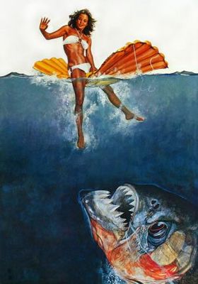 Piranha movie poster (1978) wooden framed poster