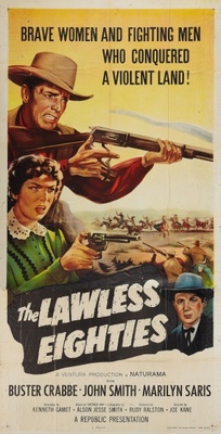 The Lawless Eighties movie poster (1957) wooden framed poster
