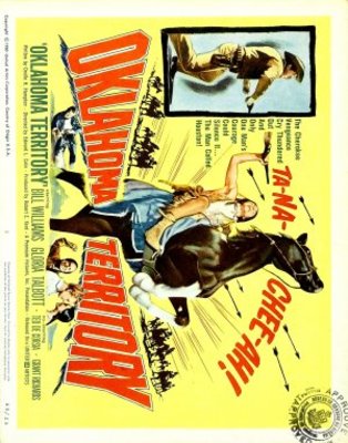 Oklahoma Territory movie poster (1960) wooden framed poster