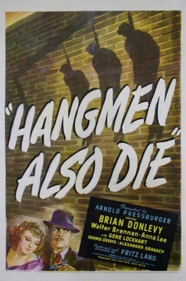 Hangmen Also Die! movie poster (1943) pillow