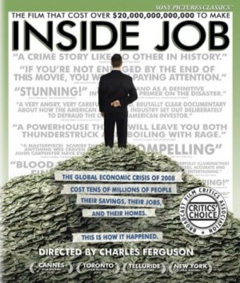 Inside Job movie poster (2010) metal framed poster