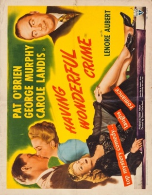 Having Wonderful Crime movie poster (1945) wooden framed poster