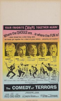 The Comedy of Terrors movie poster (1964) t-shirt