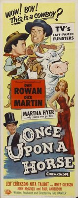 Once Upon a Horse... movie poster (1958) canvas poster