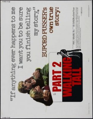 Walking Tall Part II movie poster (1975) canvas poster