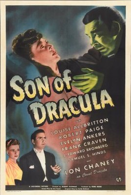 Son of Dracula movie poster (1943) t-shirt