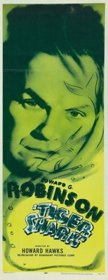 Tiger Shark movie poster (1932) canvas poster