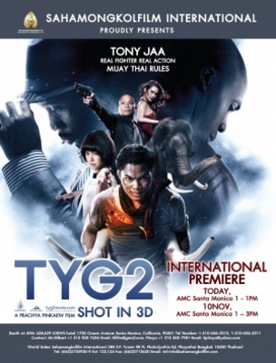 Tom yum goong 2 movie poster (2013) canvas poster