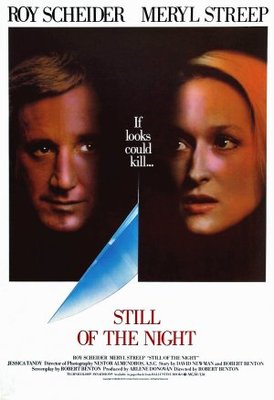 Still of the Night movie poster (1982) wood print