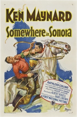 Somewhere in Sonora movie poster (1927) t-shirt