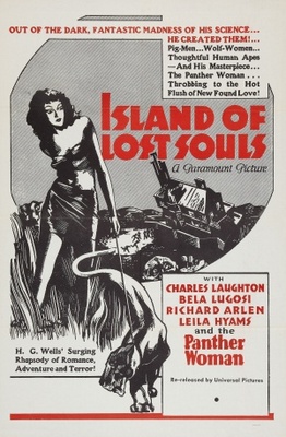 Island of Lost Souls movie poster (1933) wooden framed poster