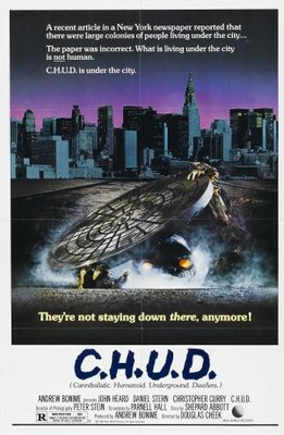 C.H.U.D. movie poster (1984) metal framed poster
