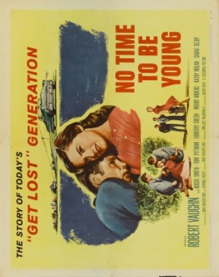 No Time to Be Young movie poster (1957) poster with hanger