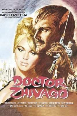 Doctor Zhivago movie poster (1965) wood print