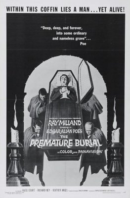 Premature Burial movie poster (1962) metal framed poster