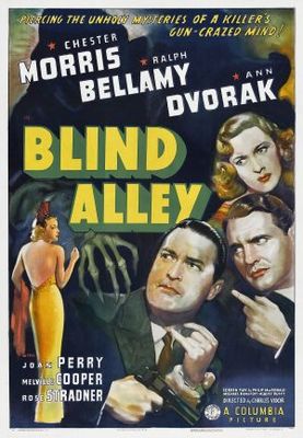 Blind Alley movie poster (1939) metal framed poster