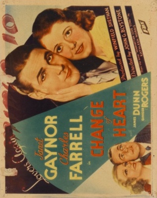 Change of Heart movie poster (1934) poster with hanger