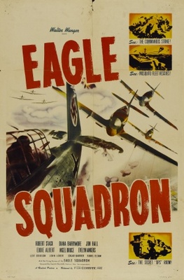 Eagle Squadron movie poster (1942) wooden framed poster