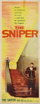 The Sniper movie poster (1952) metal framed poster
