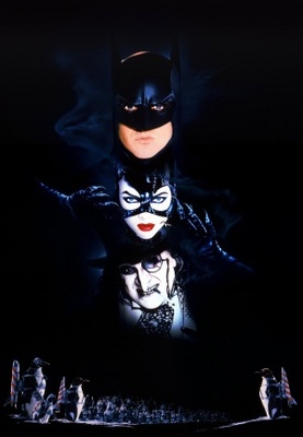 Batman Returns movie poster (1992) wood print