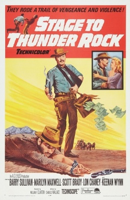 Stage to Thunder Rock movie poster (1964) wood print