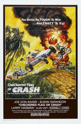 Checkered Flag or Crash movie poster (1977) tote bag